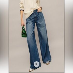 Reformation Rui Wide Leg Jeans